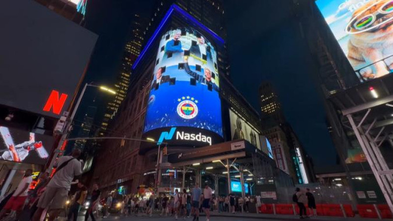 Fenerbahçe, New York Times Square'daki Nasdaq ekranlarında