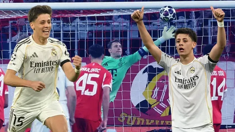Arda Güler'in tarihi performansı Avrupa basınında: 'Neuer'in kâbusu.