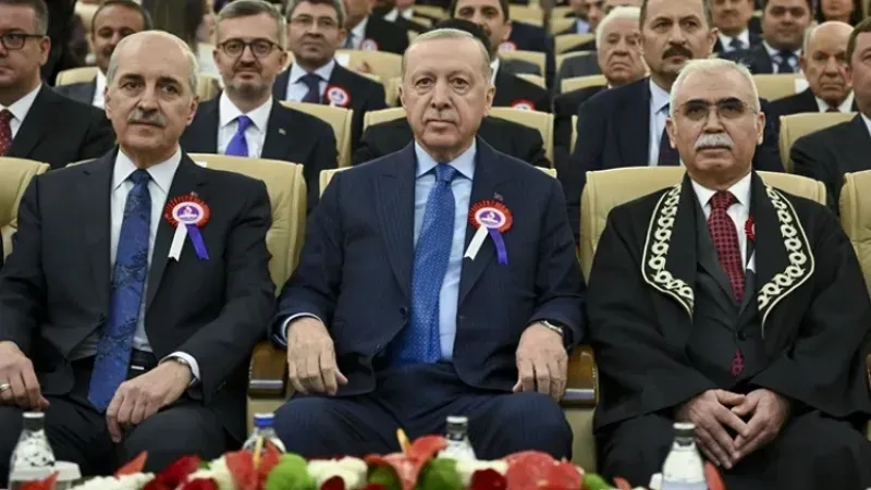 AYM'nin 64. kuruluş yıl dönümü törenine katıldı.